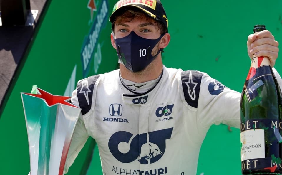 Pierre Gasly gana el GP de Italia