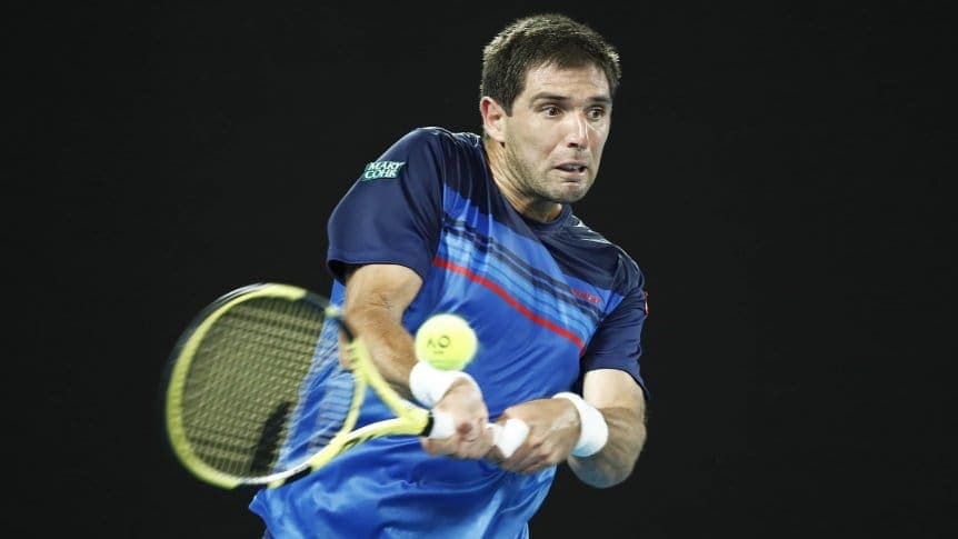 Federico Delbonis quedó en el camino en Kitzbuhel