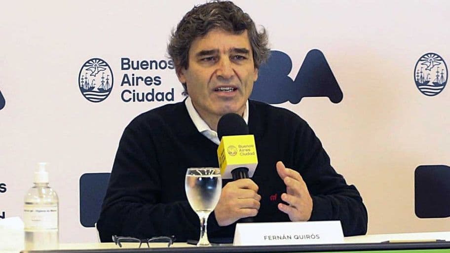 Fernán Quirós, sobre la vuelta a clases en la Ciudad: «La idea es arrancar con un grupo pequeño»