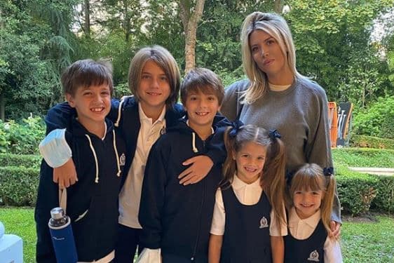 Wanda Nara preocupada por la adaptación de sus hijos al colegio