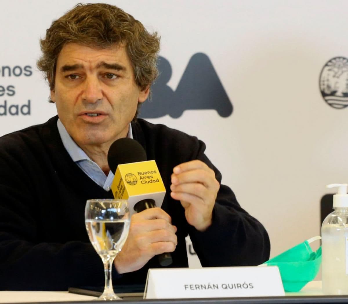 Fernán Quirós confirmó que la ocupación de camas en la Ciudad bajó al 50%