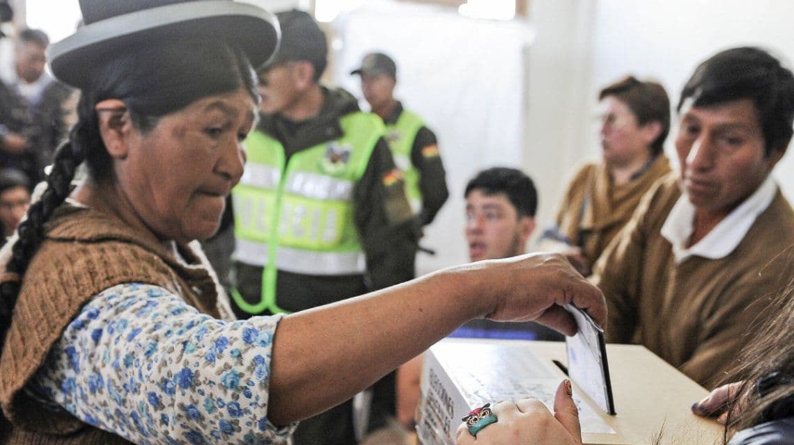 El Gobierno estableció el protocolo sanitario para votar en las elecciones presidenciales de Bolivia