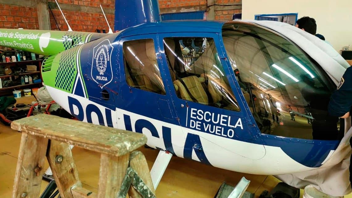 Encuentran un helicóptero de la Policía Bonaerense en un hangar narco de Paraguay