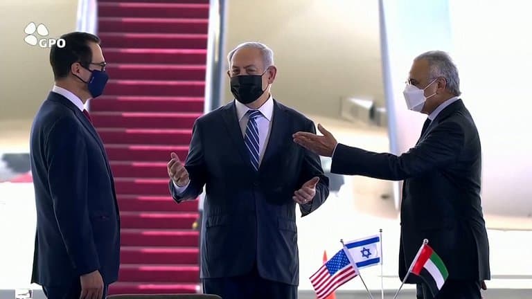 Llegó a Israel la primera delegación oficial de Emiratos Árabes Unidos: “Recordaremos este día como glorioso para la paz”