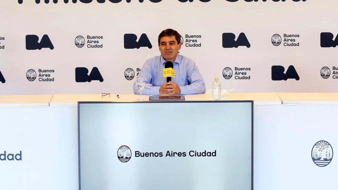 Quirós: «El 14% de los porteños ya se contagió de coronavirus y la positividad está bajando»