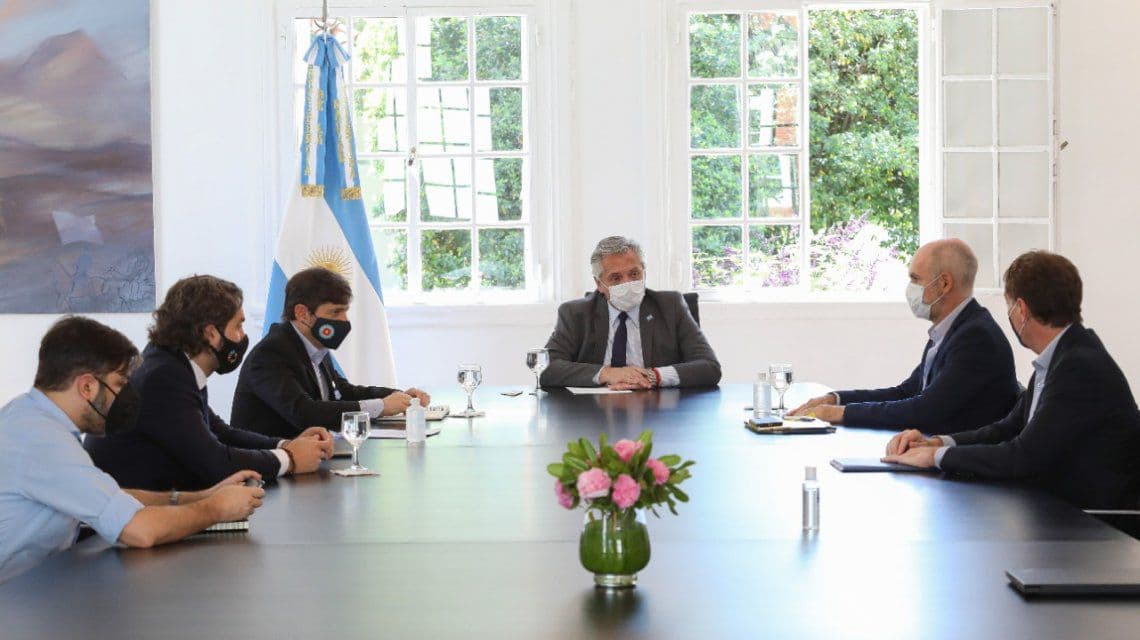Reunión clave en Olivos antes del anuncio: a qué hora habla Alberto Fernández