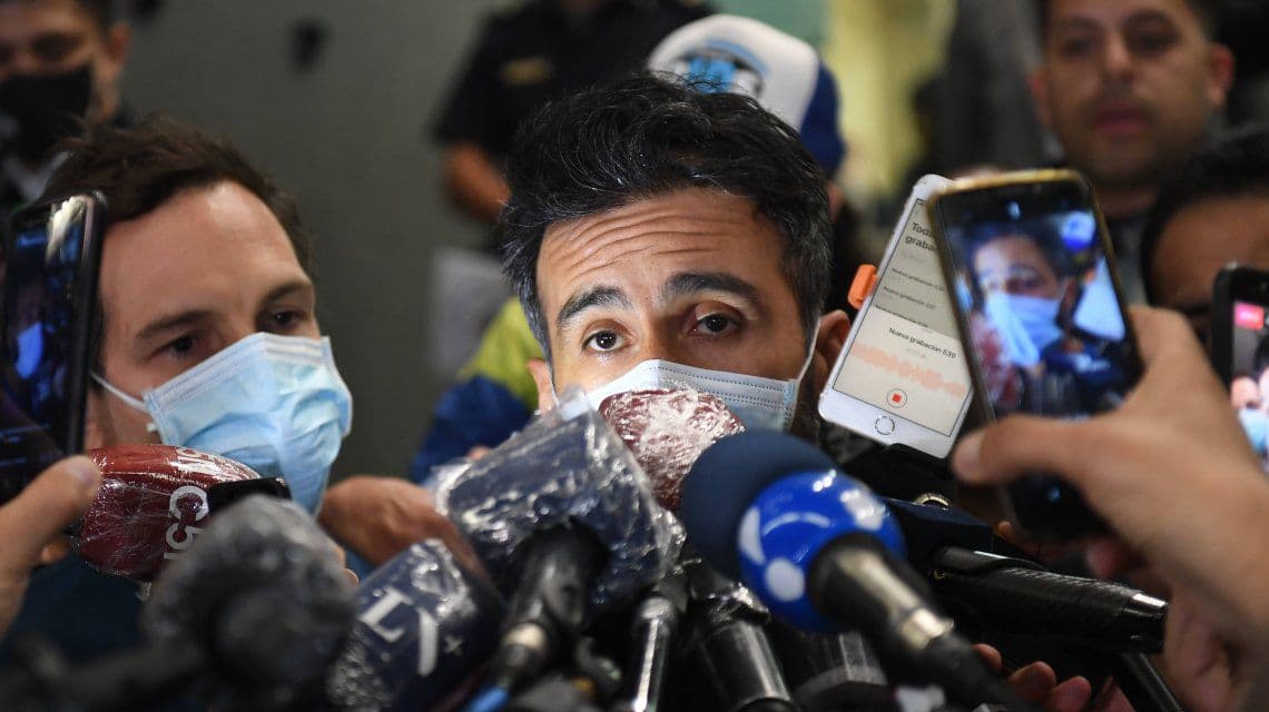 Leopoldo Luque se presentó en la fiscalía para declarar por la muerte de Maradona