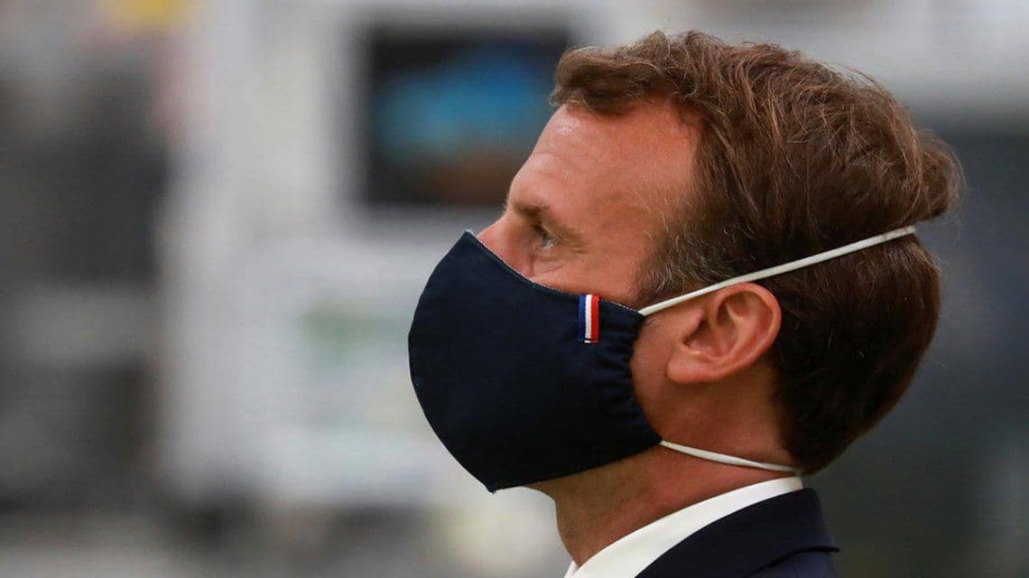 Francia: Emmanuel Macron dio positivo de coronavirus