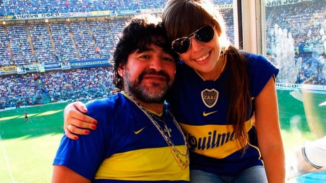 Tras el pase de Boca a la semifinal de la Libertadores, Dalma le dedicó un emotivo mensaje a Maradona