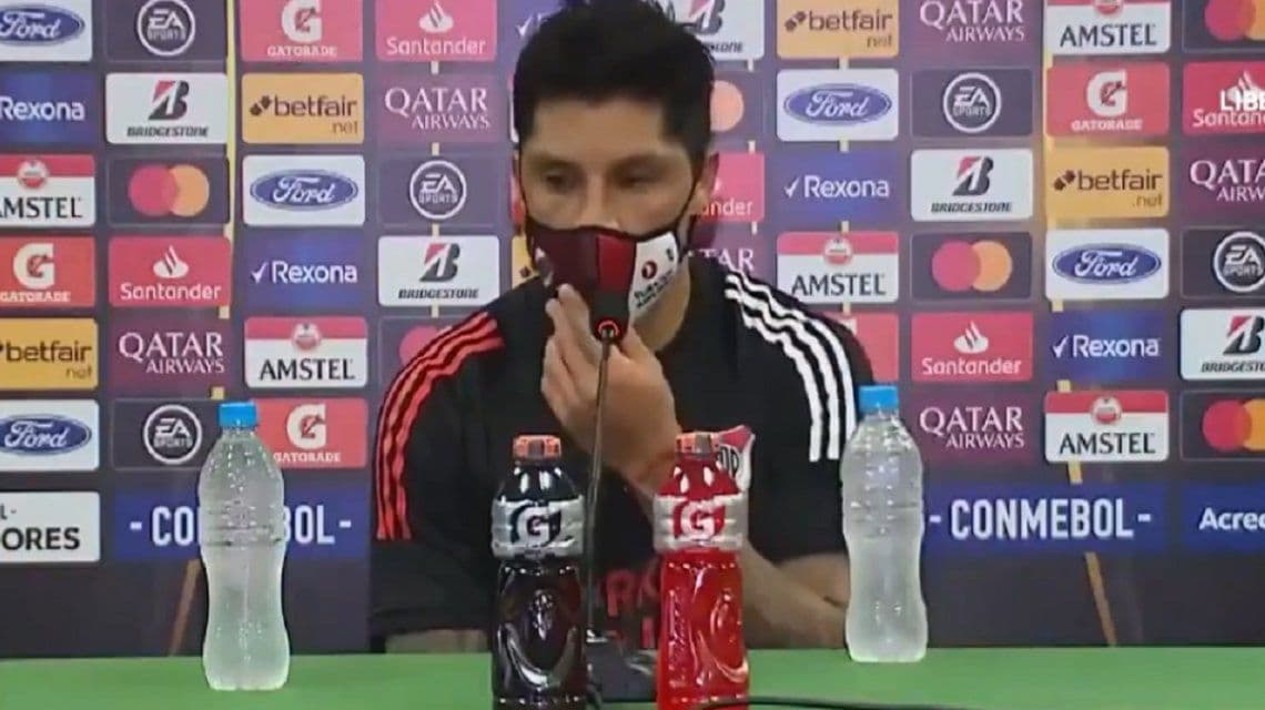 Sufre River: Enzo Pérez dejó abierta la chance de irse del club