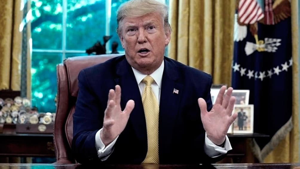 Trump pidió calma a sus seguidores y aseguró que se opone a cualquier violencia o vandalismo