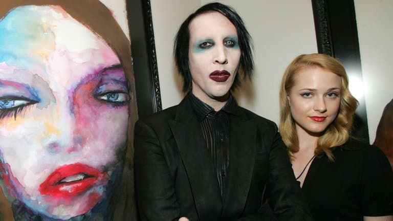 El abuso detrás de la relación de Marilyn Manson y la actriz Evan Rachel Wood