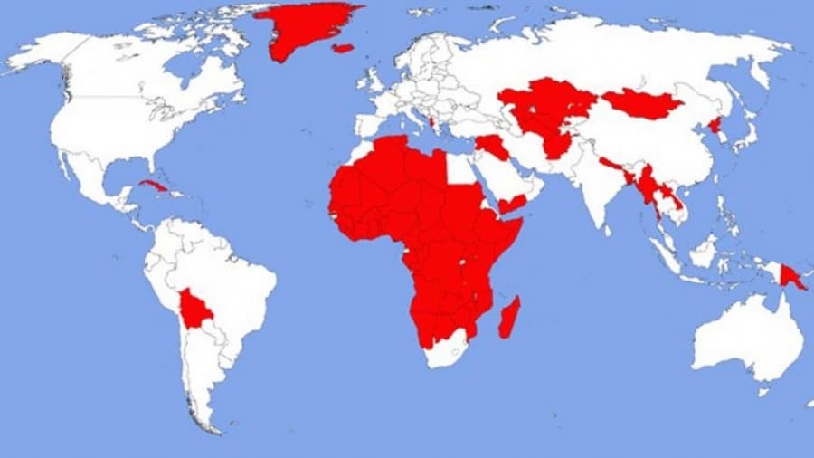 El mapa del día: los países que no tienen McDonald's