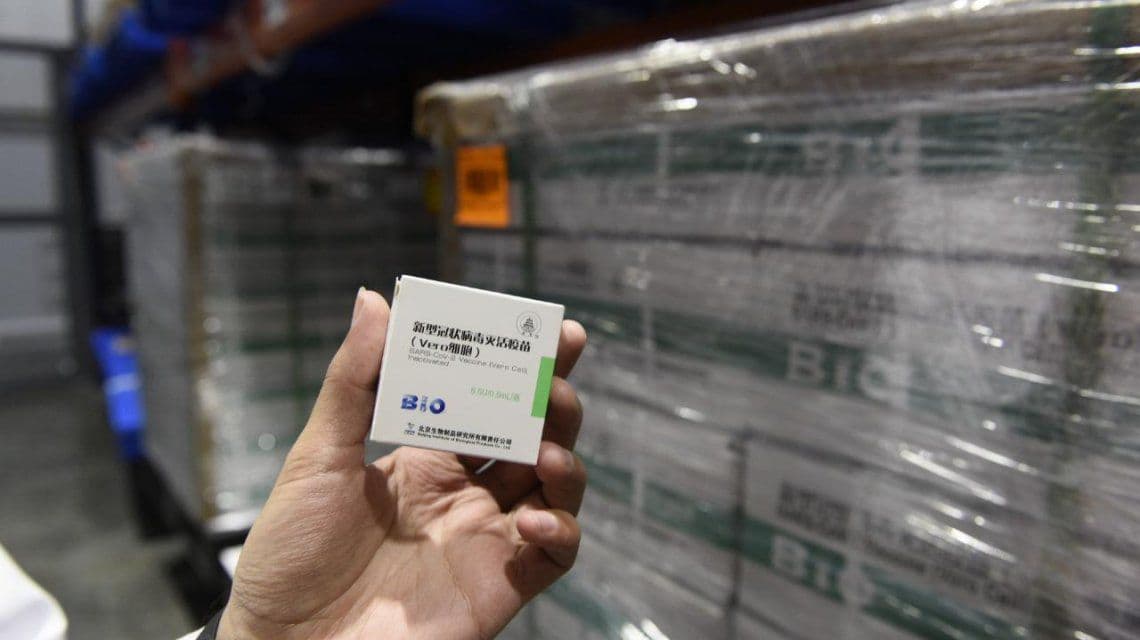 Comienza la distribución de más de 400 mil vacunas Sinopharm a todo el país