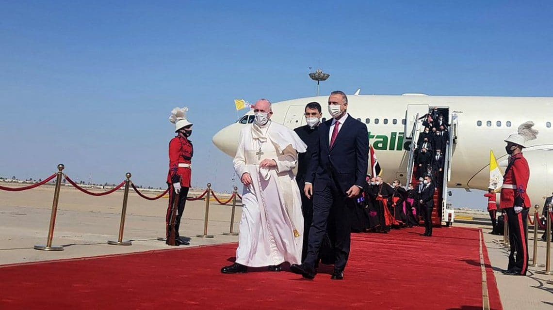 El Papa Francisco llegó a Irak