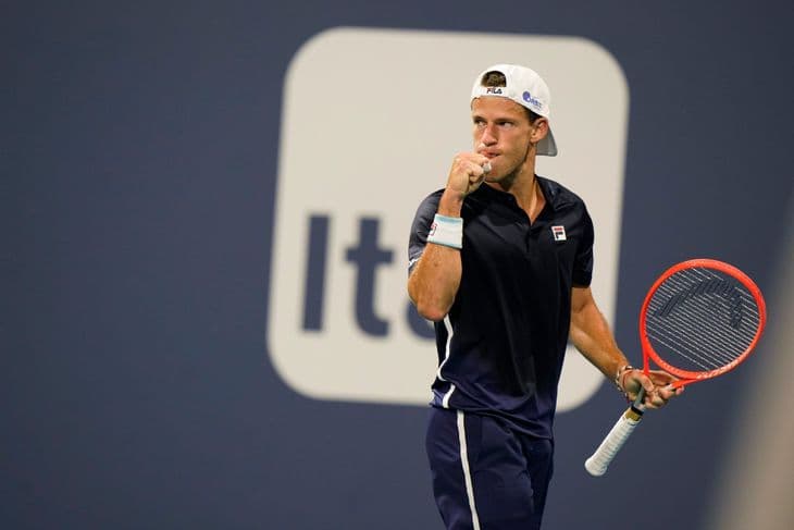Diego Schwartzman venció a Mannarino y pasó octavos de final en Miami