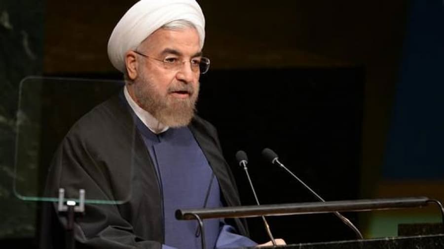 Rohani acusó a Occidente de convertir a Oriente Medio en un «refugio de terroristas»