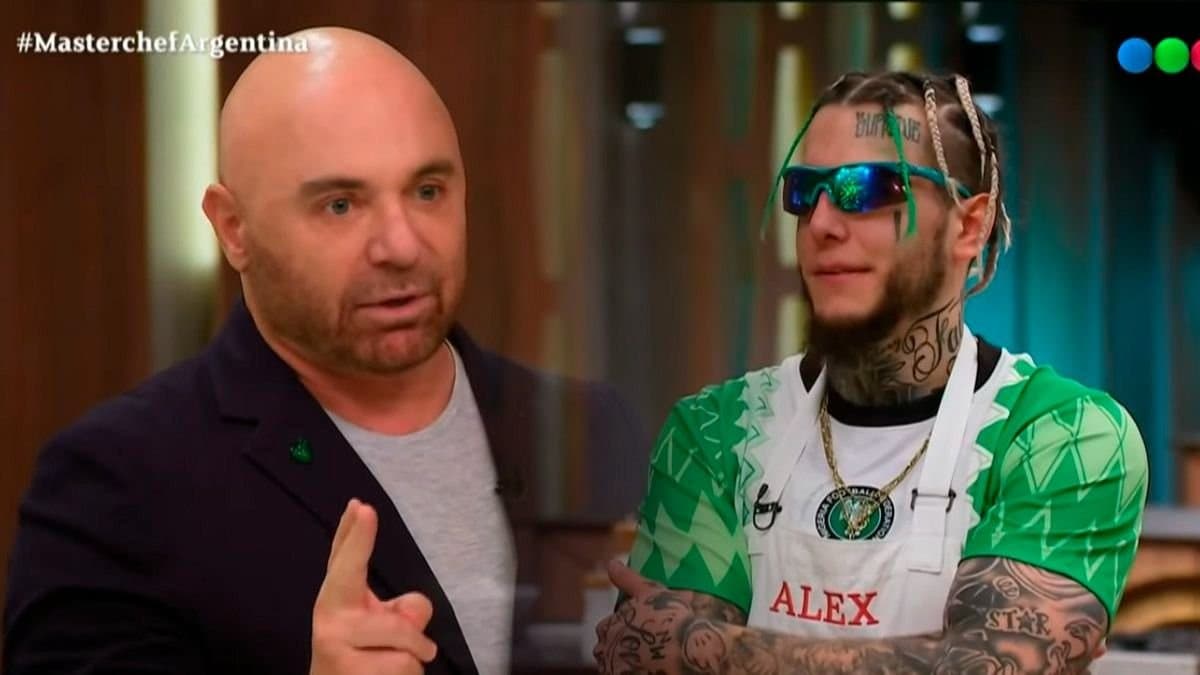 Germán Martitegui se negó a probar un plato de Alexander Caniggia en Masterchef Celebrity: “No lo hiciste bien porque no se te canta”