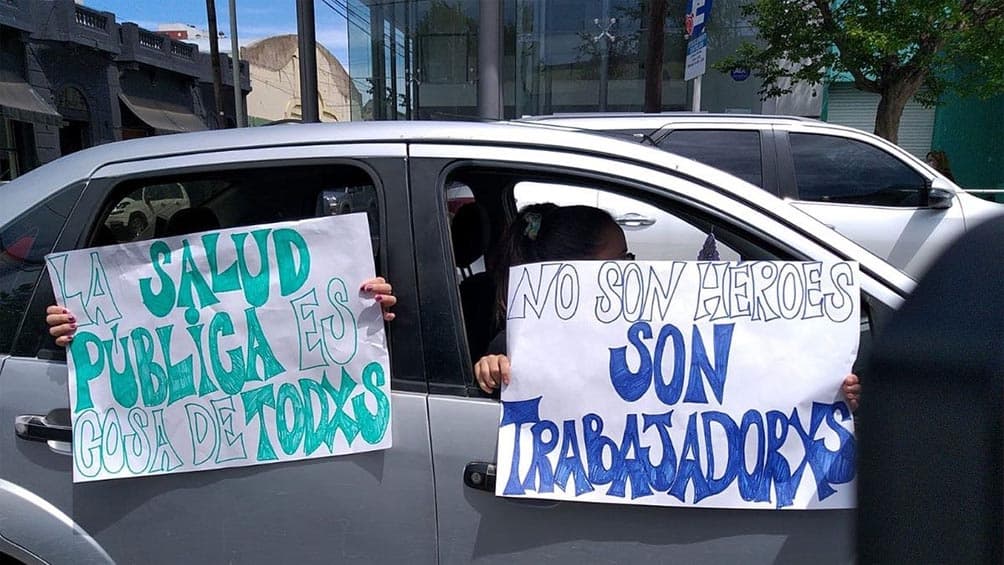 Trabajadores de la salud porteños paran y se movilizan en reclamo de aumento salarial