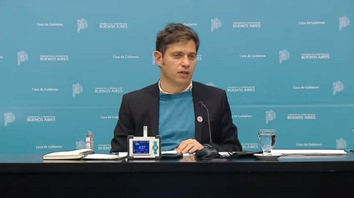 Axel Kicillof anunció que la Provincia de Buenos Aires quiere quedarse con el control de Aerolíneas Argentinas