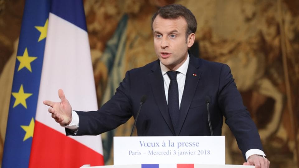 Macron anuncia una ley contra las noticias falsas