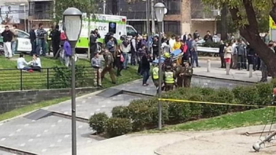 Una bomba en el subterráneo de Santiago de Chile dejó ocho heridos