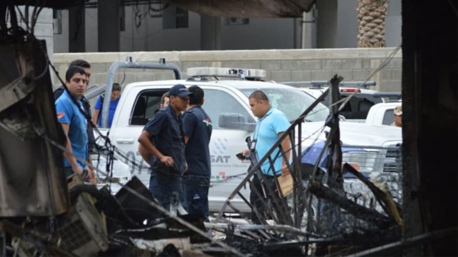 México: un muerto y 5 heridos al explotar un puesto fronterizo