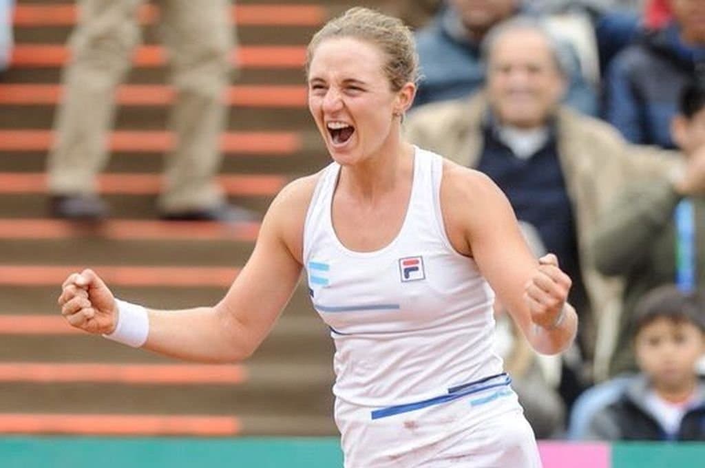 Podoroska volvió a jugar tras 10 meses de inactividad y ganó en la qualy de Wimbledon