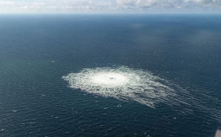 Detectan explosiones y fugas en dos gasoductos bajo el Mar Báltico e investigan si hubo sabotaje