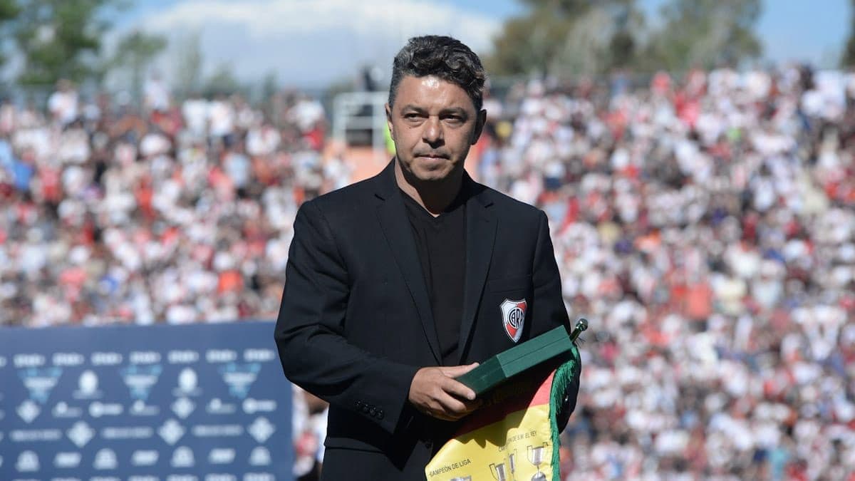 Marcelo Gallardo emocionó a todos en su última función en River