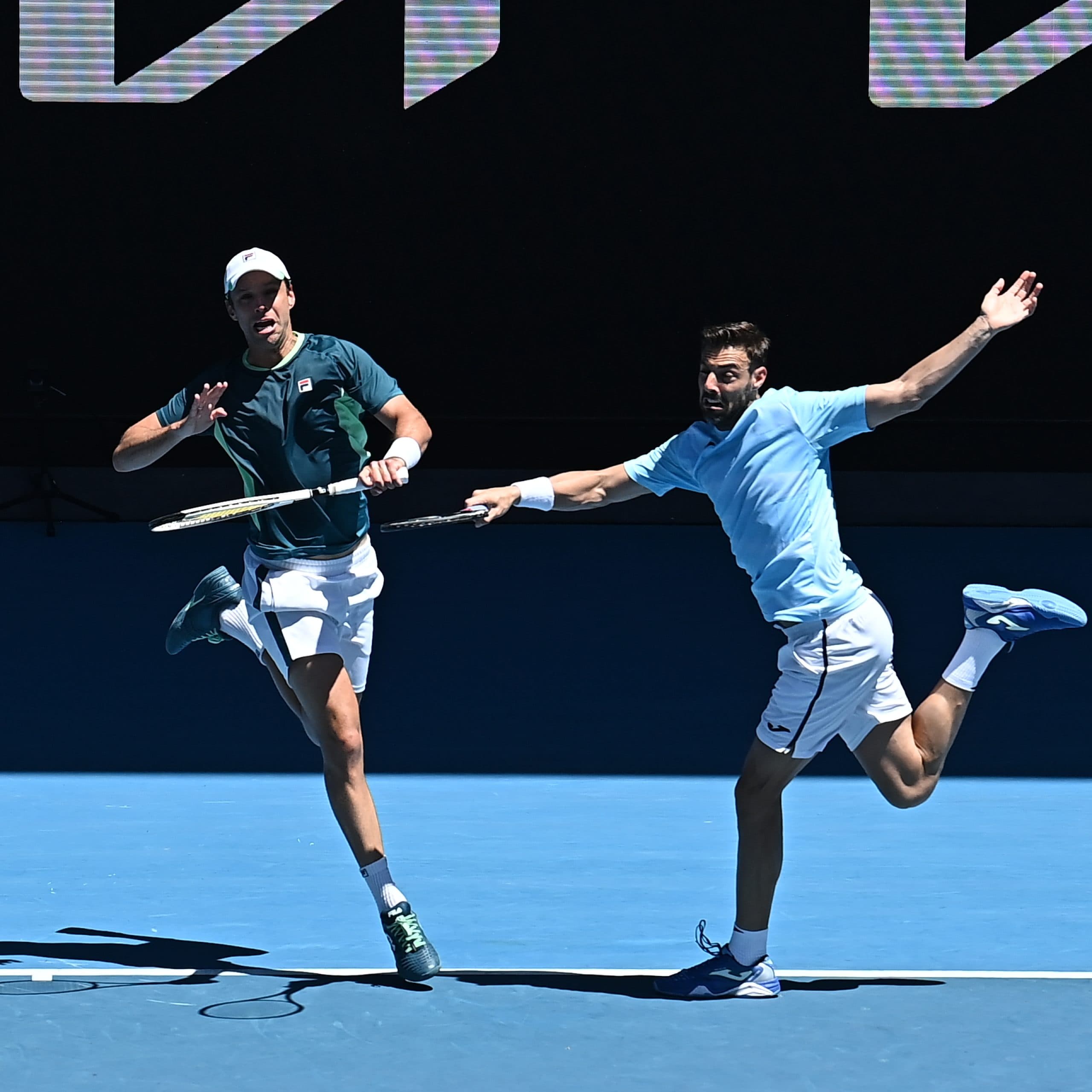 Zeballos, con Granollers, llegó a la semifinal en dobles en el Abierto de Australia