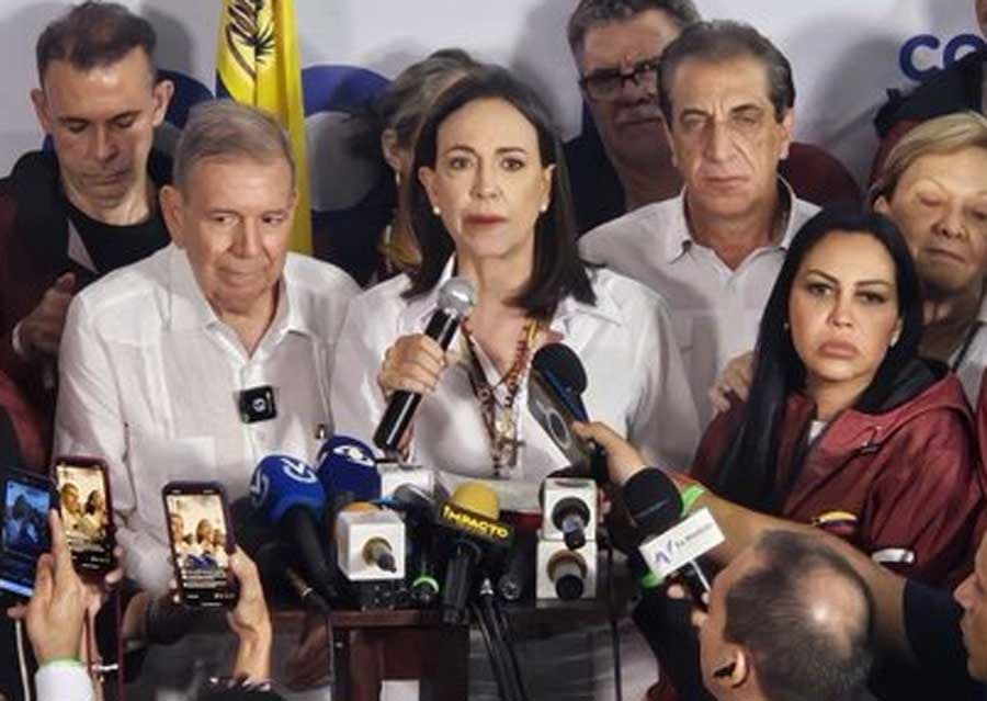 María Corina Machado aseguró que la oposición logró el 70% de votos en las elecciones de Venezuela: “La victoria es abrumadora”