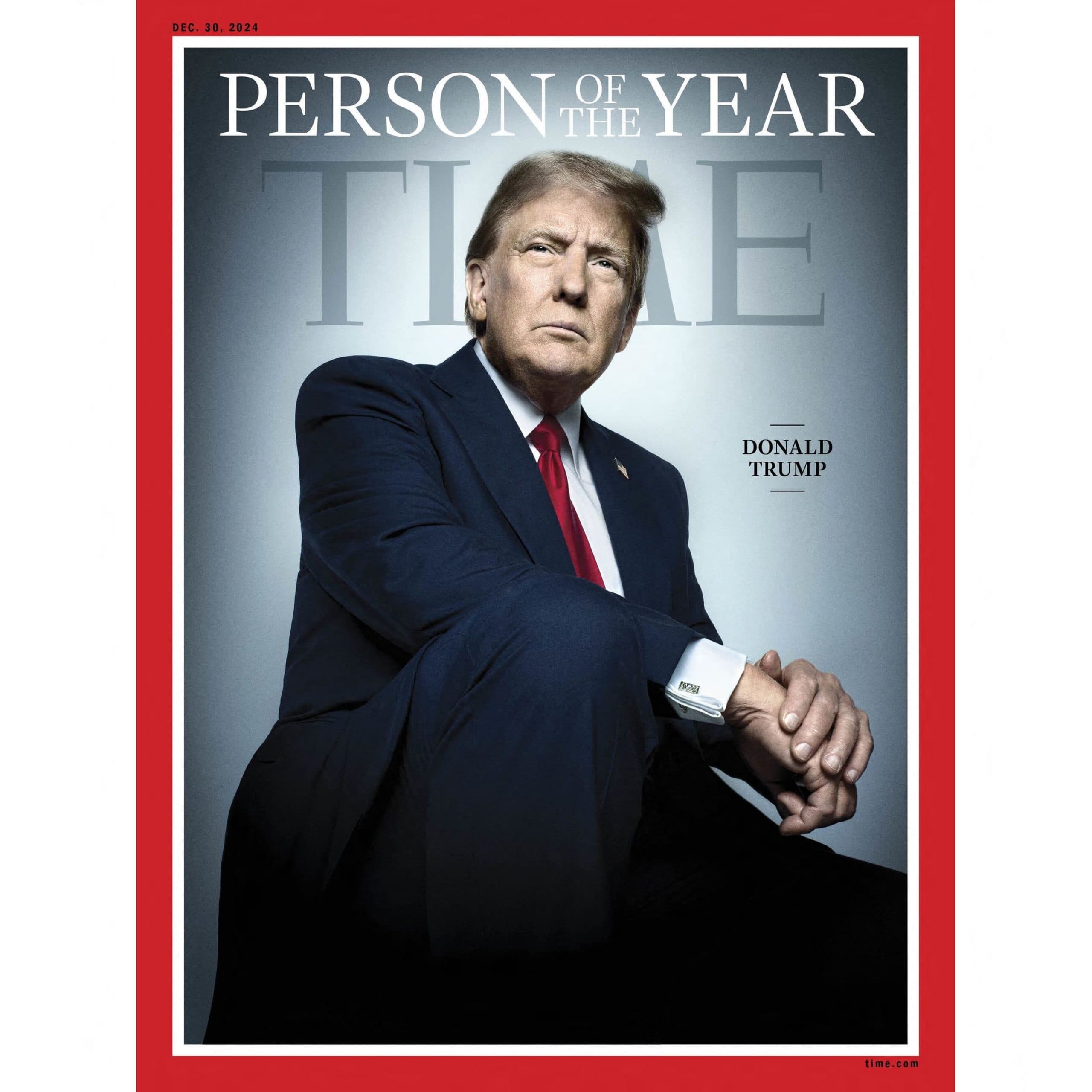 La revista Time volvió a elegir a Donald Trump como “Persona del Año”