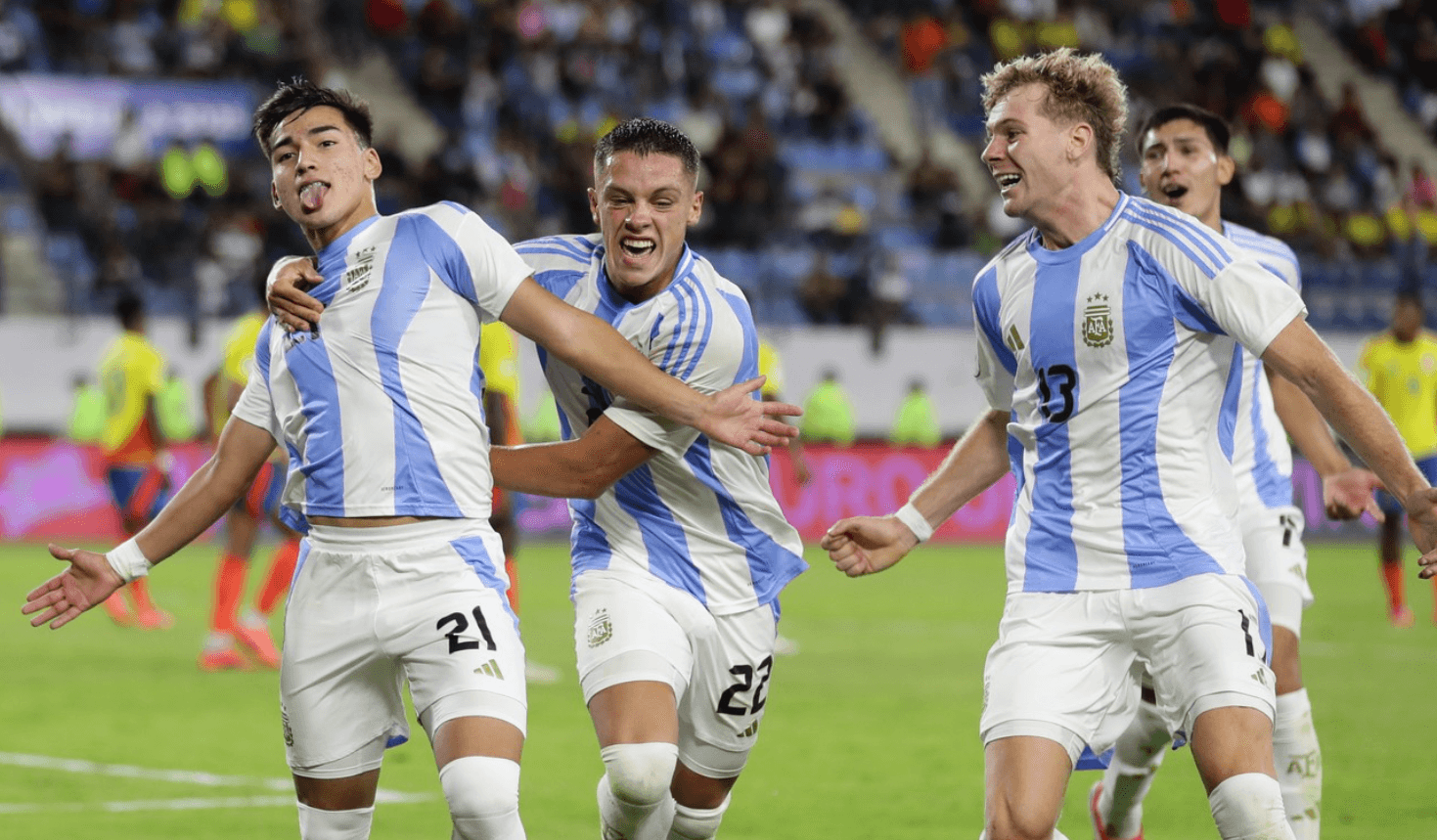 Argentina se enfrenta a Brasil por el Sudamericano Sub 20