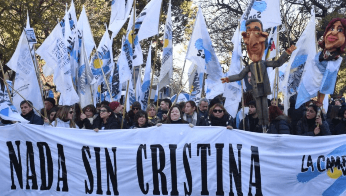 El peronismo marcha a Plaza de Mayo para apoyar a Cristina Kirchner
