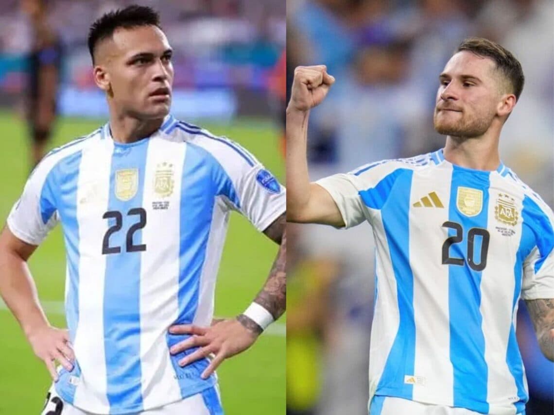Lautaro Martínez y Alexis Mac Allister quedaron fuera del Top Ten en la votación por el Balón de Oro