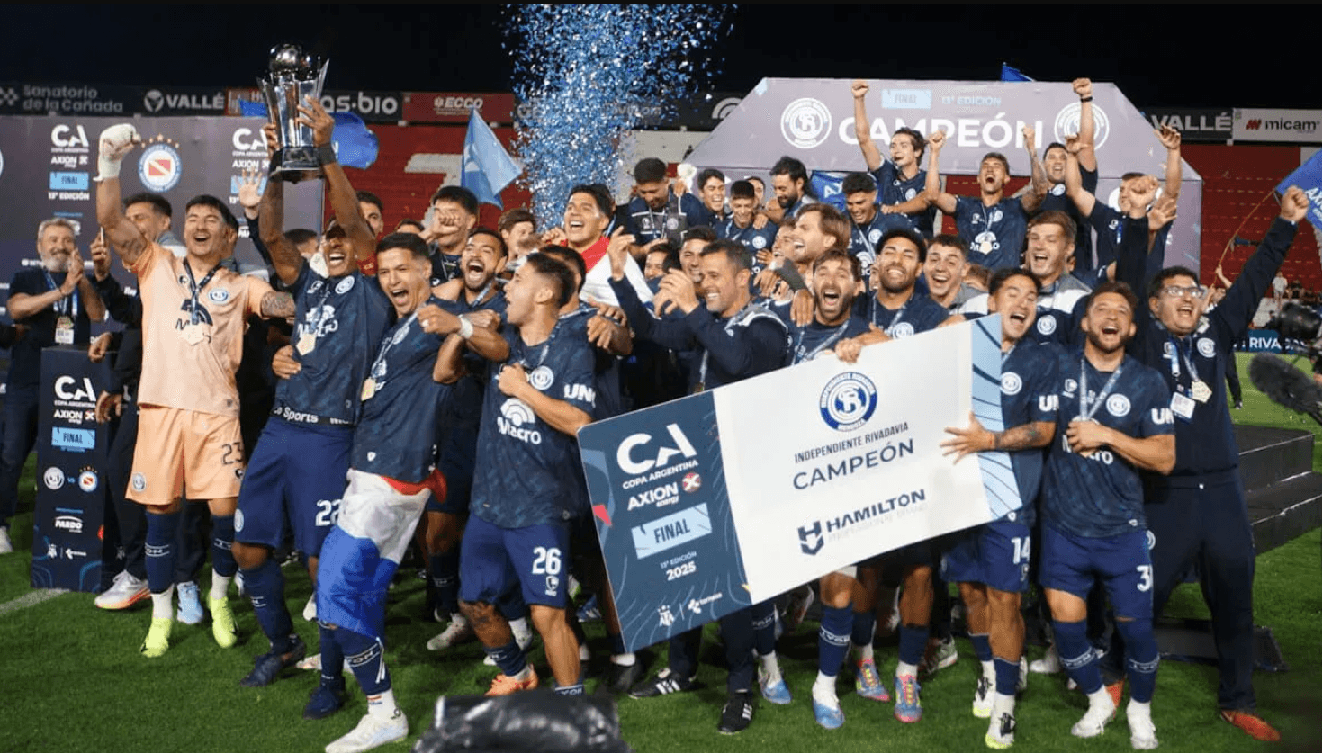 Copa Argentina: Independiente Rivadavia ganó una final espectacular