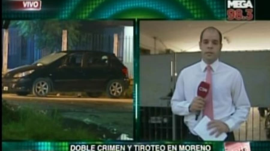 Dos muertos y un bebé herido por un ataque a tiros en Moreno