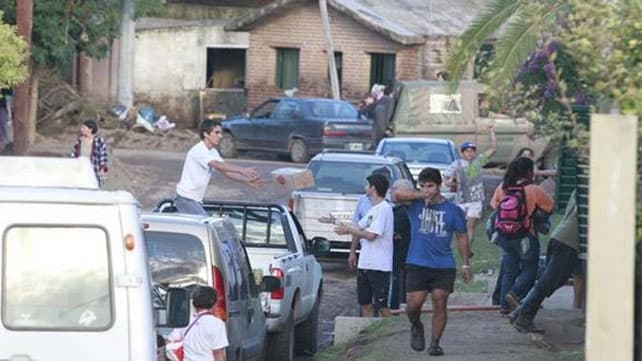 Córdaba: El 30 % de los afectados por el temporal sigue sin agua
