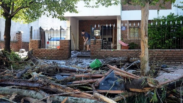 Córdoba: nuevas lluvias complican el regreso de los evacuados a sus casas