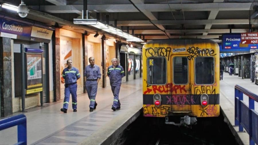 Sorpresivo paro en la línea C de subtes para esta tarde