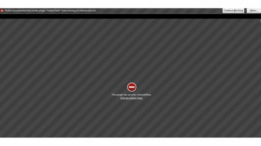 Firefox bloqueó Flash y Facebook pregunta cuándo morirá
