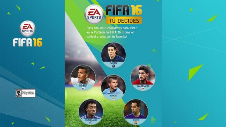Los usuarios pueden votar para que Agüero acompañe a Messi en la portada de FIFA 16