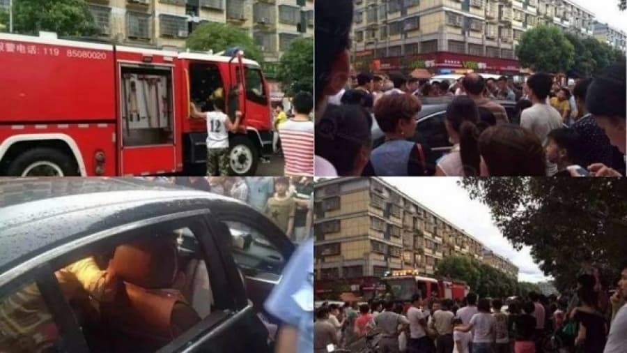 Madre se niega a romper la ventanilla de su auto de lujo para liberar a su hijo