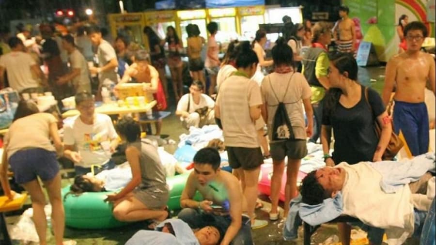 Taiwán: más de 500 heridos en un festival de música