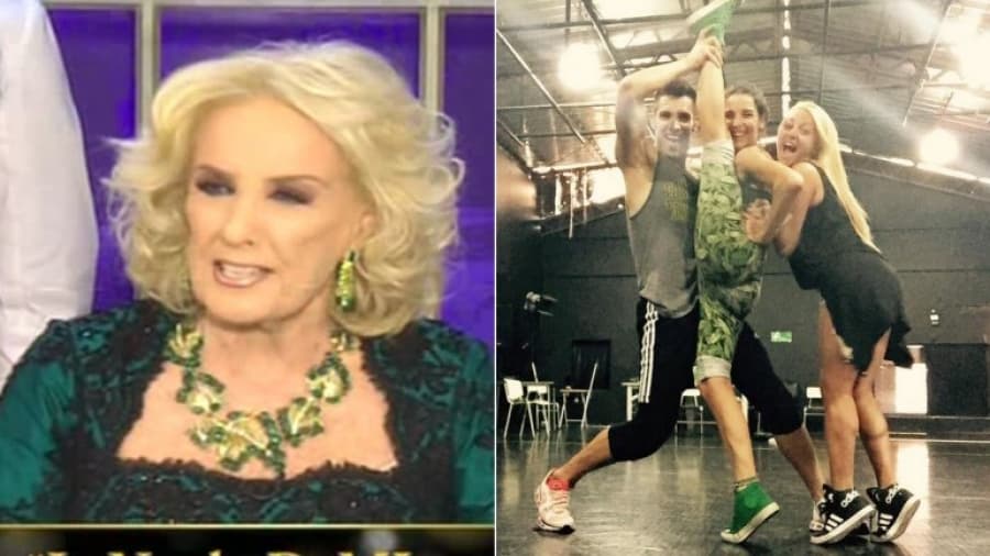 Mirtha Legrand, nerviosa por el debut de Juana Viale en el Bailando