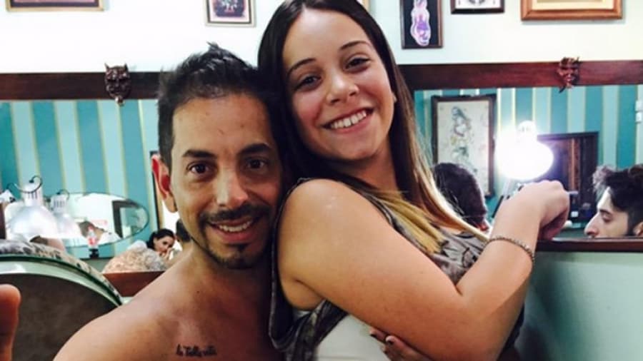 En medio del escándalo con Gisela Bernal: el nuevo tatuaje de Ariel Diwan con su hija