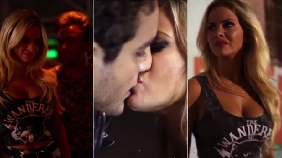 ¿Qué dirá Jonás? Alejandra Maglietti protagonizó un videoclip y tuvo que besar al cantante