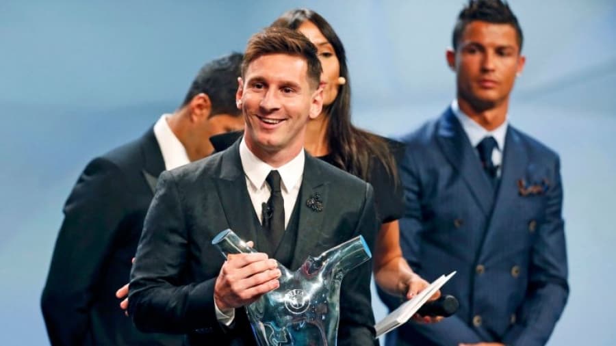 Lionel Messi fue consagrado como el mejor jugador de Europa
