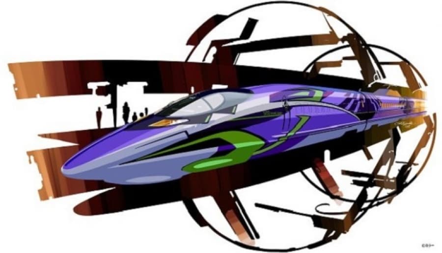 En Japón harán un tren bala inspirado en Evangelion